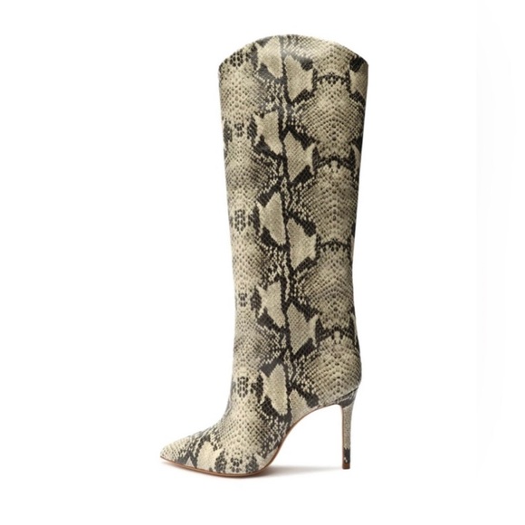 Schutz Maryana Snakeskin Boots - Picture 2 of 13
